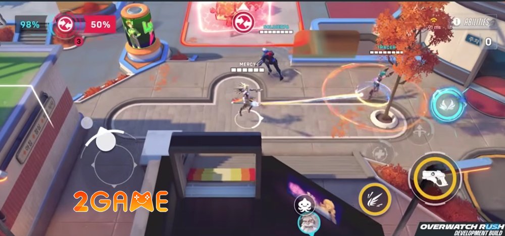 Blizzard ra mắt Overwatch Rush – Game bắn súng góc nhìn từ trên xuống dành cho mobile overwatch rush early 5