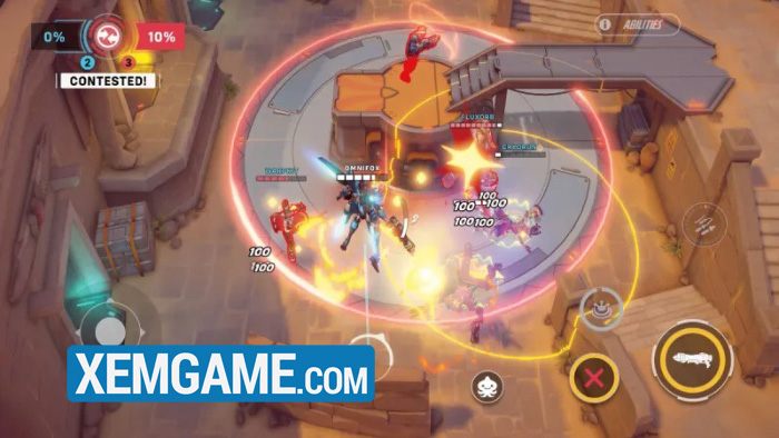 Overwatch Rush: Overwatch mobile chính chủ nhưng có góc nhìn từ trên xuống overwatch rush 02