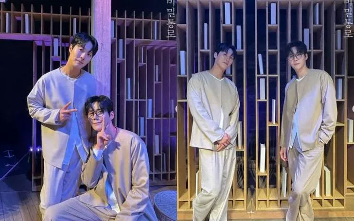 Những bức ảnh mới nhất của Kim Seon Ho và bạn diễn của anh trong vở kịch