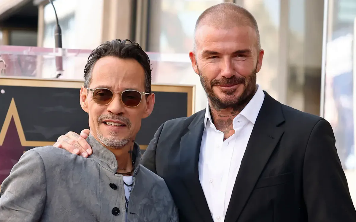 Marc Anthony và David Beckham là bạn bè lâu năm (Ảnh: Getty Images)