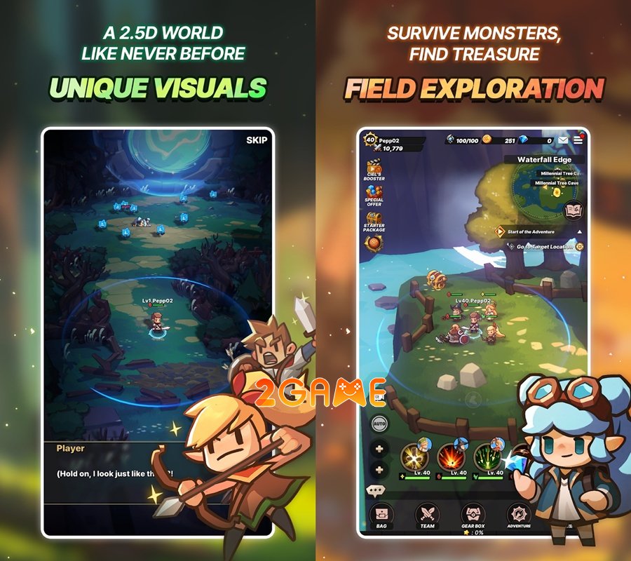 Pepp Heroes: Relic Quest – Game nhập vai phiêu lưu mới từ Com2uS pepp heroes relic quest soft launch 1