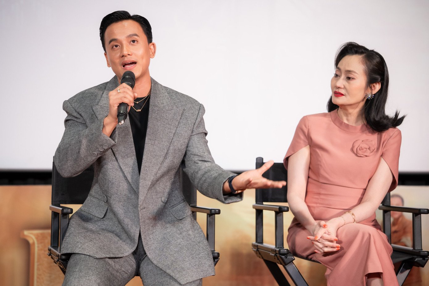 Đạo diễn Mai Tài Phến nói an tâm khi có Mỹ Tâm bên cạnh.