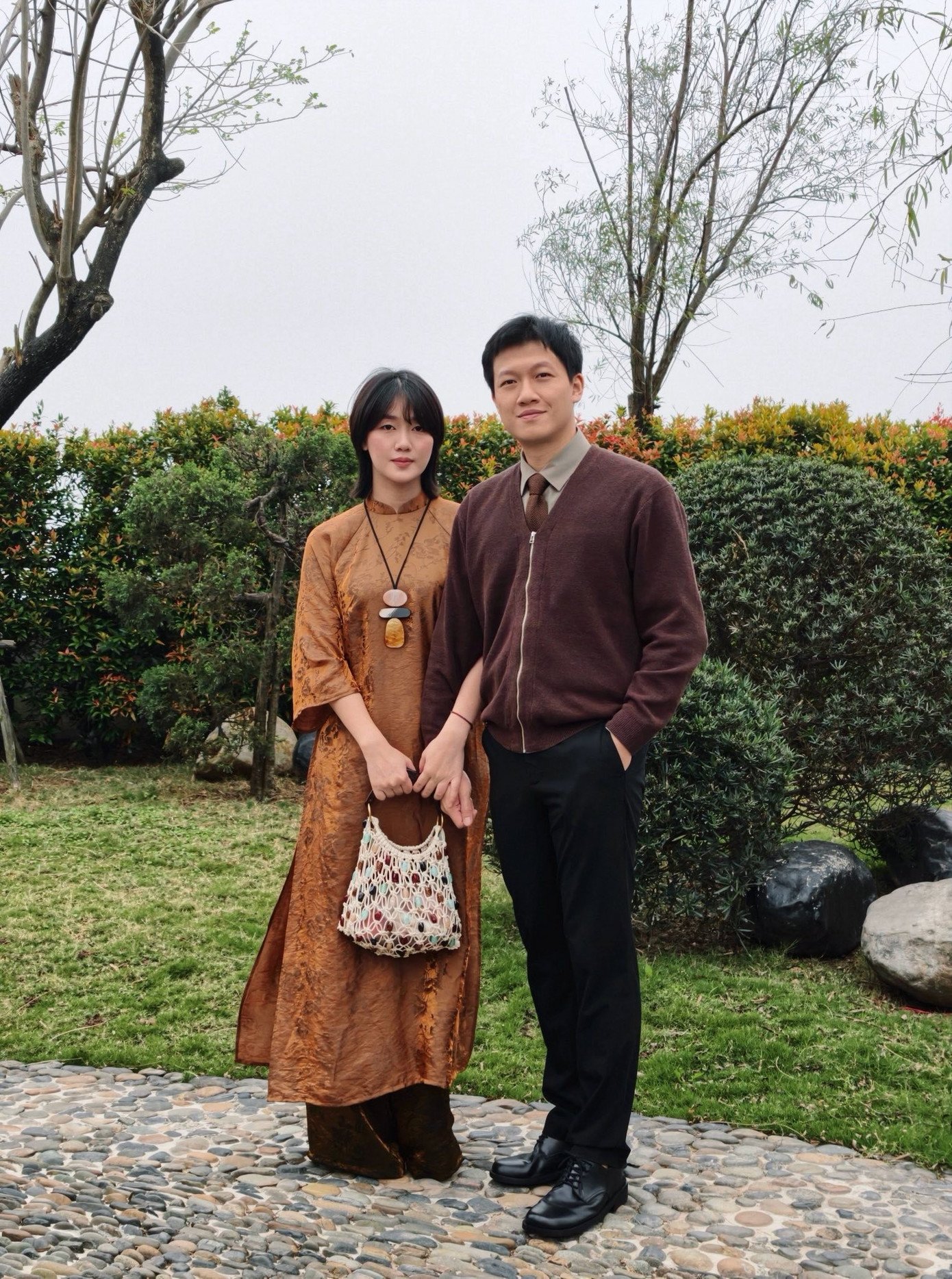 Gia đình MC Trần Ngọc du xuân.