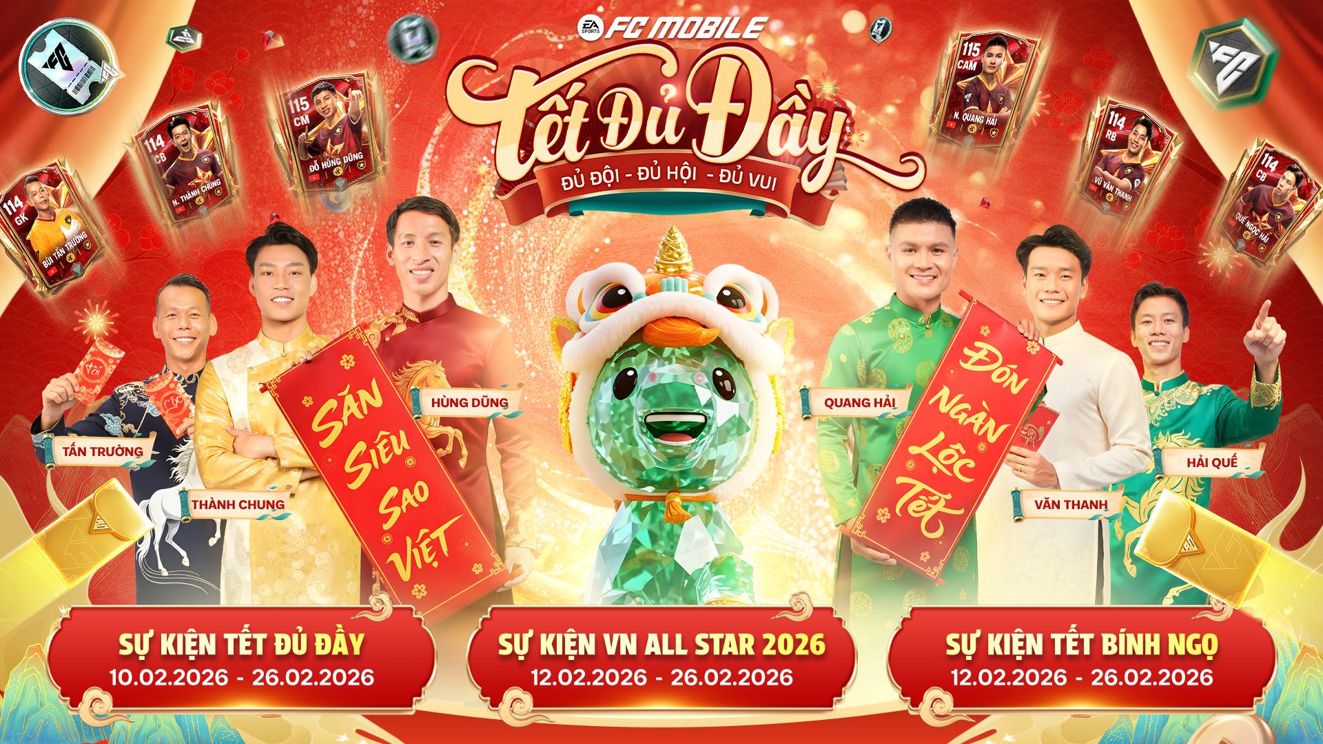 EA Sports FC Mobile Việt Nam đón Tết “đủ đầy” cùng dàn sao Việt, hoàn thiện đội hình 11 chiến binh Sao Vàng- Ảnh 3.