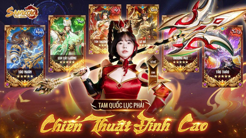 Eimi Fukada trở thành “Khách mời quốc tế”, đồng hành truyền thông cùng Samkok Tam Quốc – game Tam Quốc hot bậc nhất 2026- Ảnh 4.