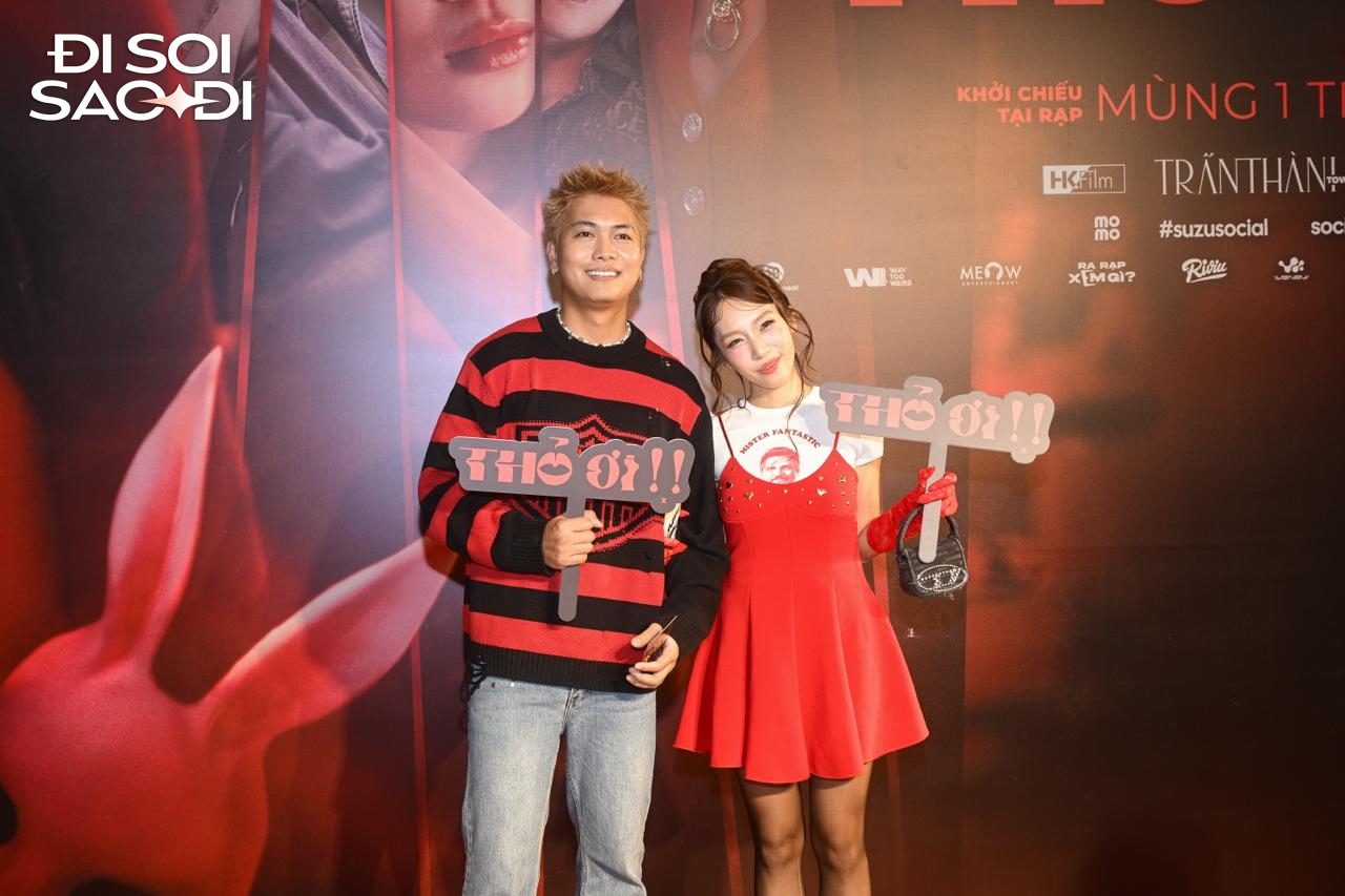 Thảm đỏ HOT nhất hôm nay: Trấn Thành cười tít mắt cạnh người yêu cũ, Văn Mai Hương đẹp sang như đoá hồng rực rỡ- Ảnh 9.