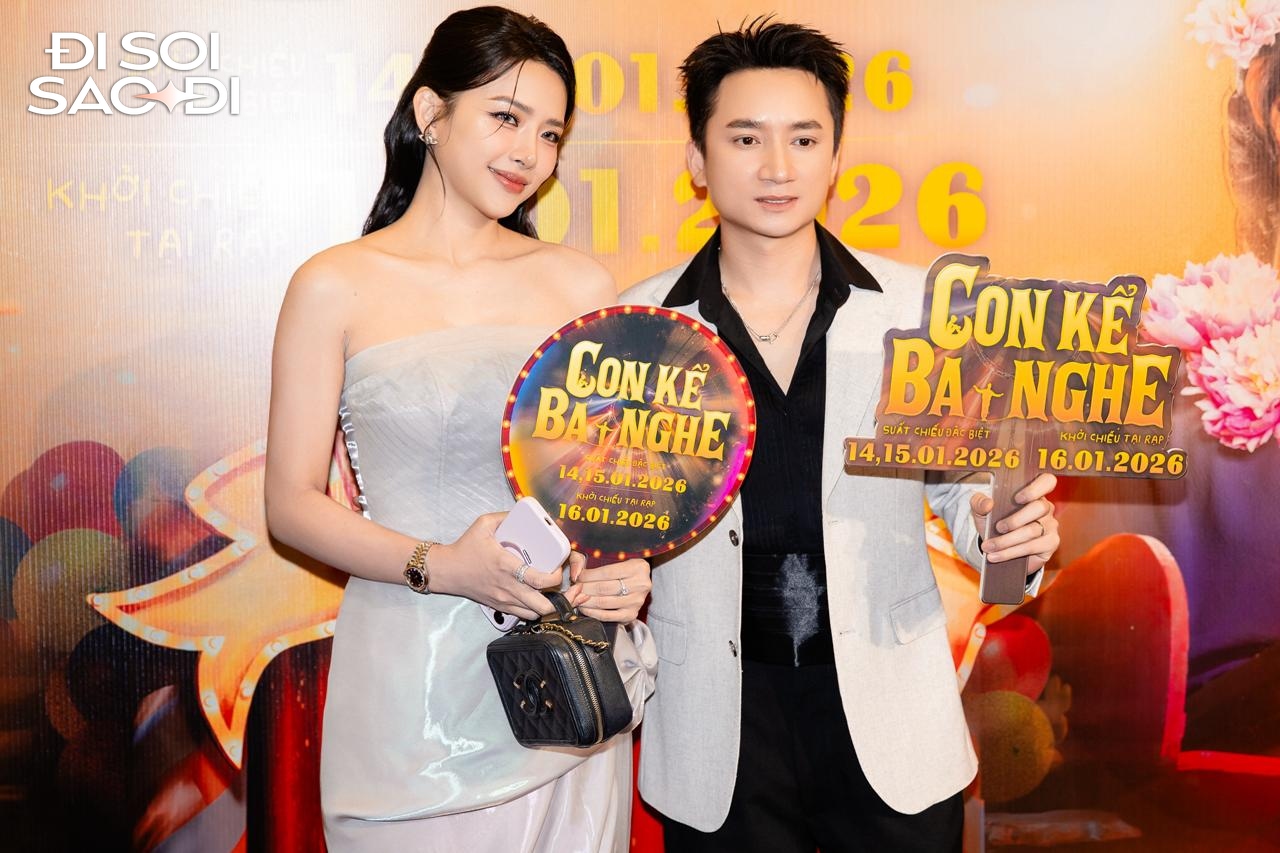 Thảm đỏ HOT nhất hôm nay: Ngọc Trinh xinh phát sáng, HIEUTHUHAI - Karik đẹp thế này biết chọn anh nào- Ảnh 17.