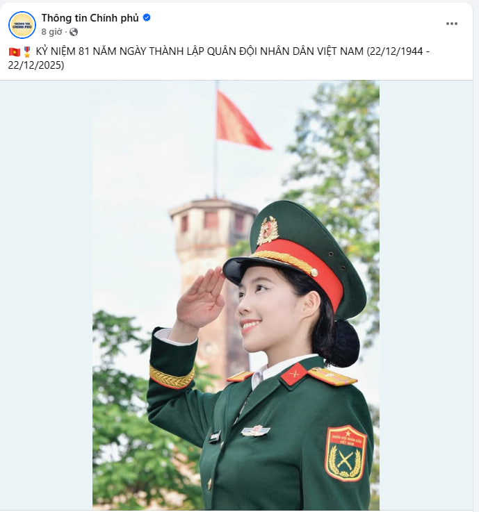 Một Á hậu Việt bất ngờ xuất hiện trên trang Thông tin Chính phủ- Ảnh 1.