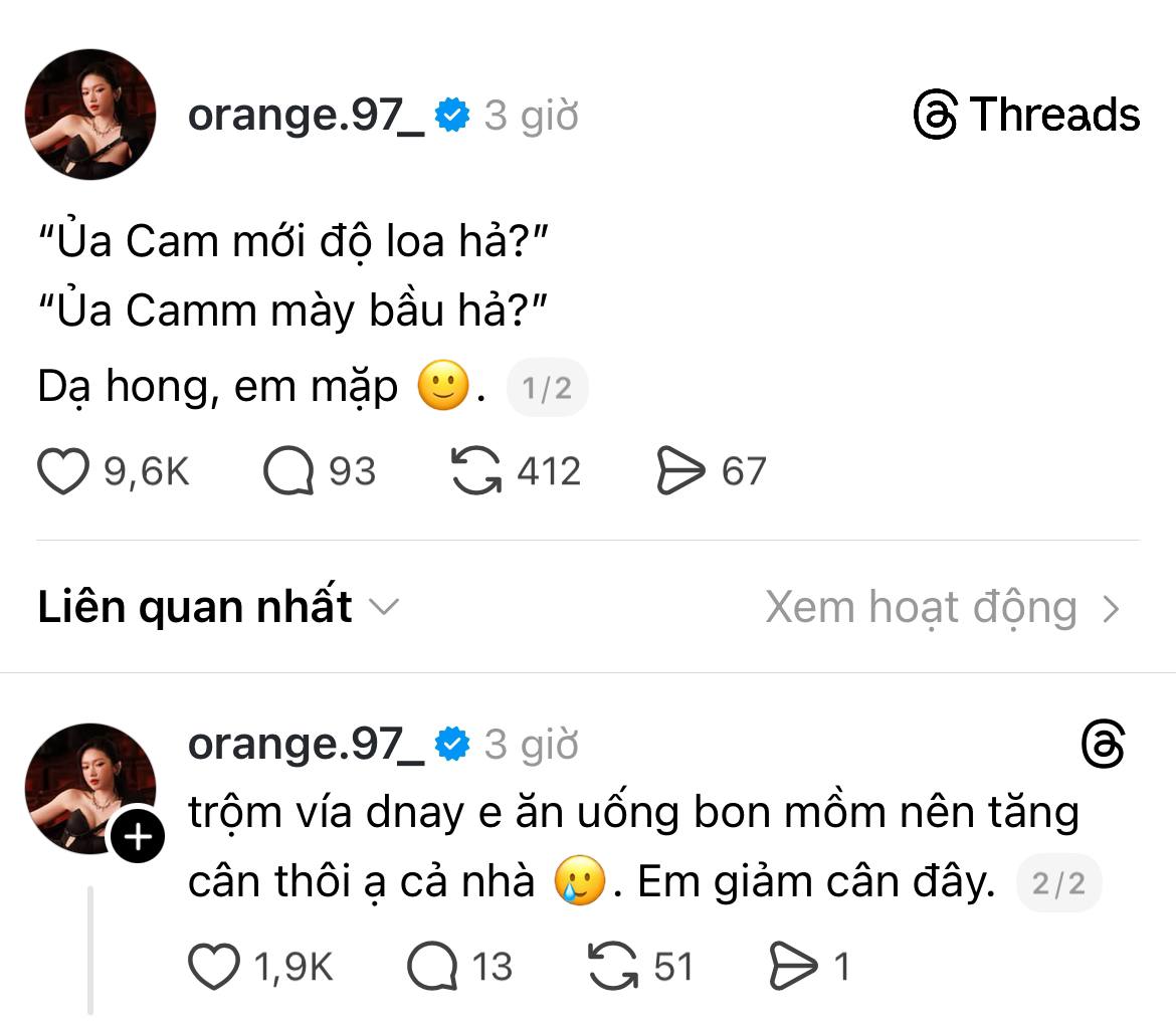 Sáng tỏ nghi vấn Em xinh Orange mang thai- Ảnh 3.