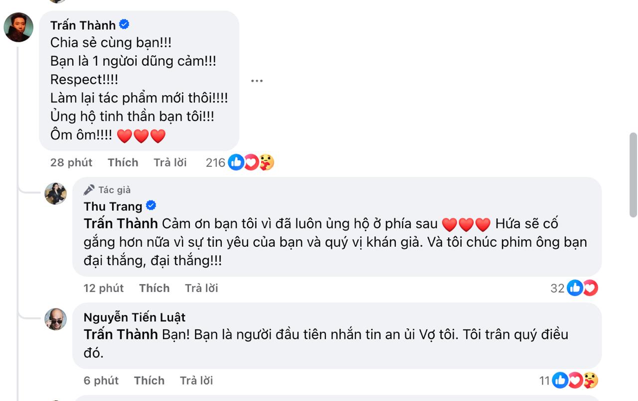 Thu Trang đăng tâm thư giữa đêm khiến ai cũng xót, Trấn Thành để lại lời nhắn làm rõ mối quan hệ của cả hai- Ảnh 3.