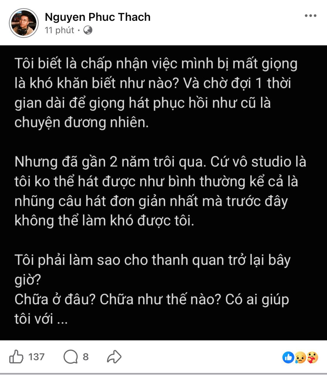 Nam ca sĩ Việt có hit trăm triệu view bị mất giọng, suốt 2 năm không thể hát nổi 1 câu đơn giản- Ảnh 1.