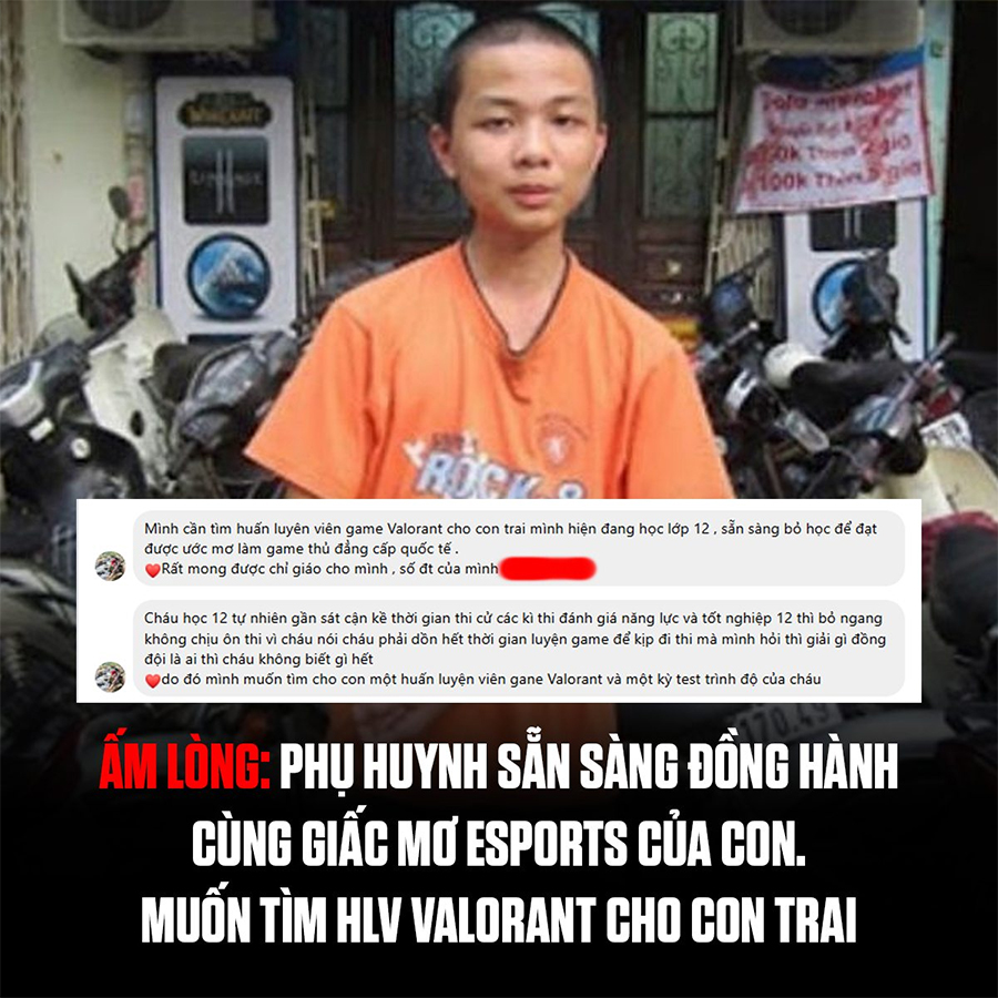 Khi phụ huynh “mở cửa” với giấc mơ Esports: Bài toán cân bằng đam mê và học tập phu huynh valorant