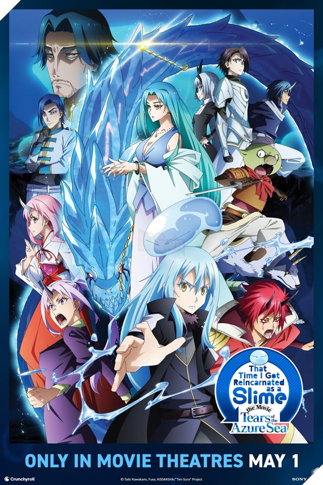 Crunchyroll cong bo ngay chieu Bac My cho Tensura Movie 2: Tears of the Azure Sea Crunchyroll công bố ngày chiếu Bắc Mỹ cho Tensura Movie 2: Tears of the Azure Sea