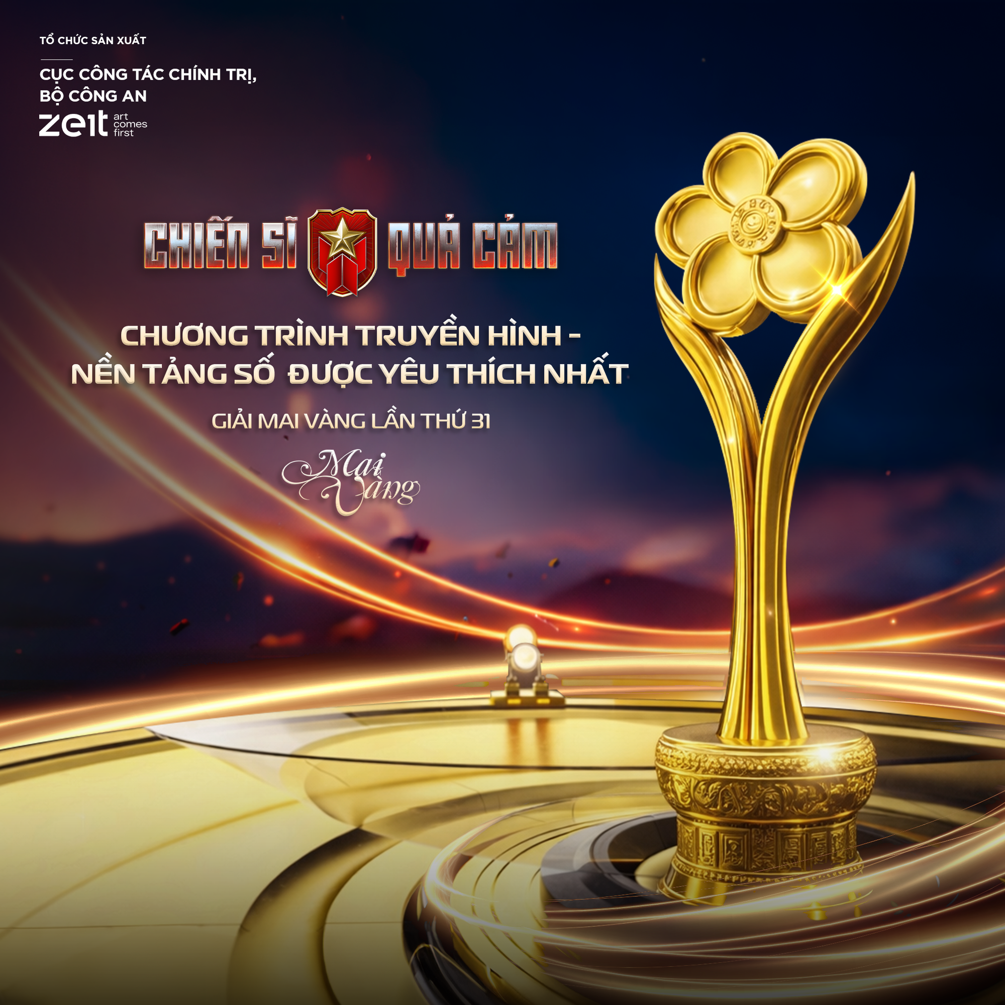 Chiến Sĩ Quả Cảm là chương trình truyền hình được khán giả yêu thích nhất tại Mai Vàng lần thứ 31- Ảnh 1.