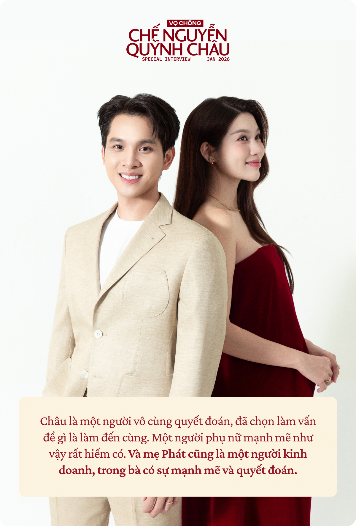 Đầu năm gặp vợ chồng Chế Nguyễn Quỳnh Châu: