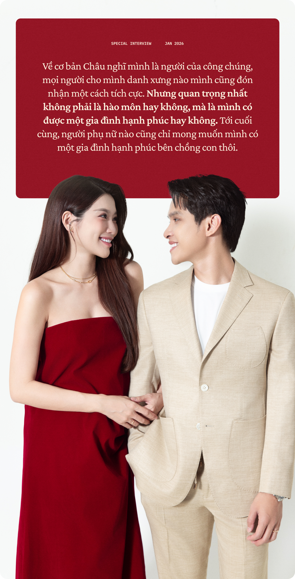 Đầu năm gặp vợ chồng Chế Nguyễn Quỳnh Châu: