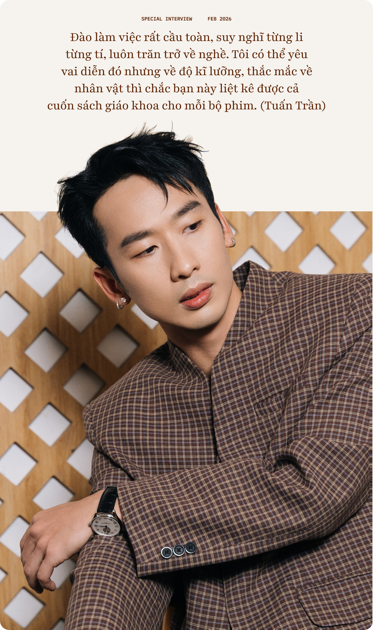 Tuấn Trần: Tôi gia trưởng thật nhưng luôn để ý phản ứng của Phương Anh Đào, chỉ cần cô ấy nói “Vậy hả?” là tôi nổi da gà- Ảnh 12.