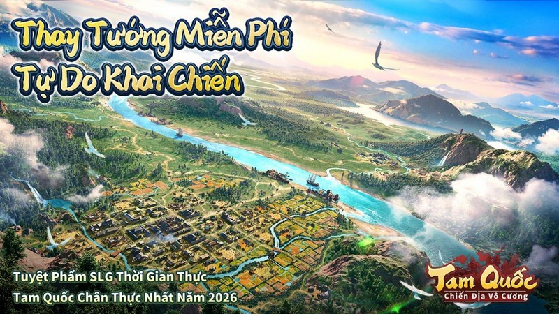 Tuyệt Phẩm SLG Tam Quốc: Chiến Địa Vô Cương chính thức mở Open Beta, khai chiến Giải Đấu 10 tỷ VNĐ r65rwb8