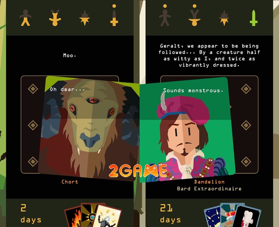 Reigns: The Witcher – Tựa game vuốt màn hình siêu gây nghiện reigns the witcher mobile 1