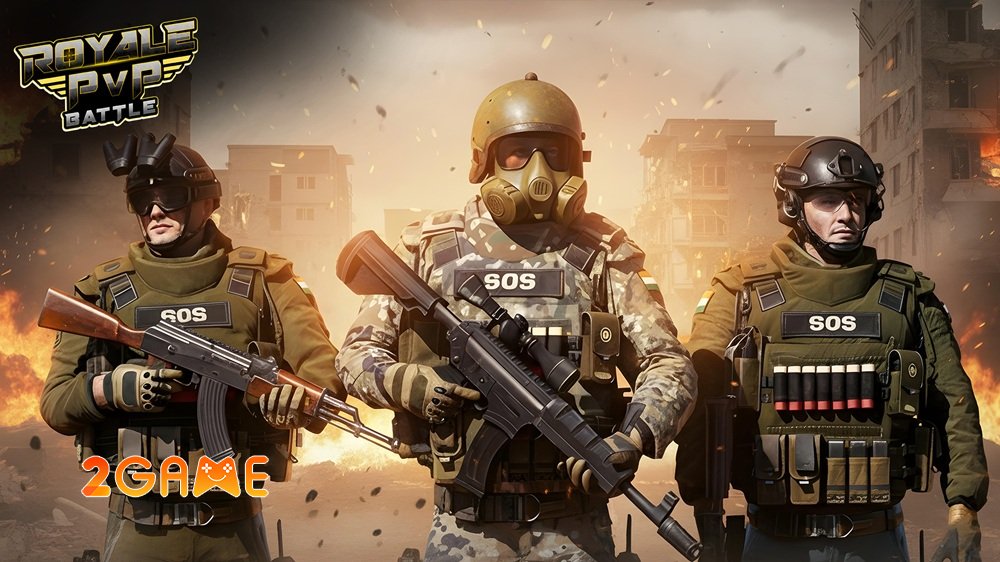 Royale PVP Gun shooting Battle – Để tiếng súng dẫn lối vào đấu trường cướp đoạt và thống trị royalepvpgunshootingbattle 1