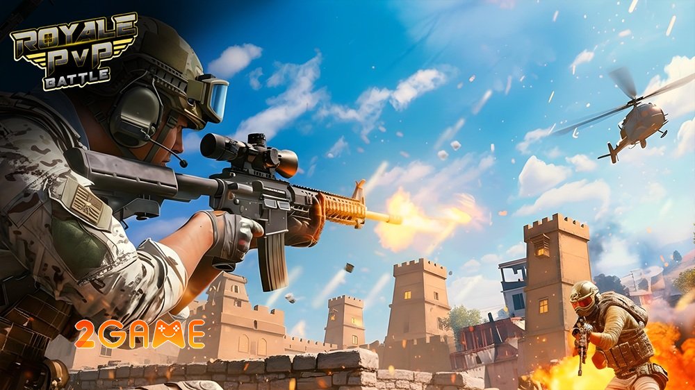 Royale PVP Gun shooting Battle – Để tiếng súng dẫn lối vào đấu trường cướp đoạt và thống trị royalepvpgunshootingbattle 2