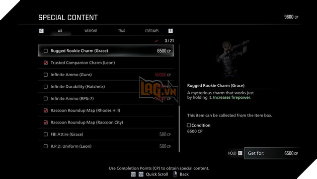 Hướng Dẫn Resident Evil Requiem: Những Nội Dung Đặc Biệt Nên Được Mở Khóa Sớm Cho NG+ 3