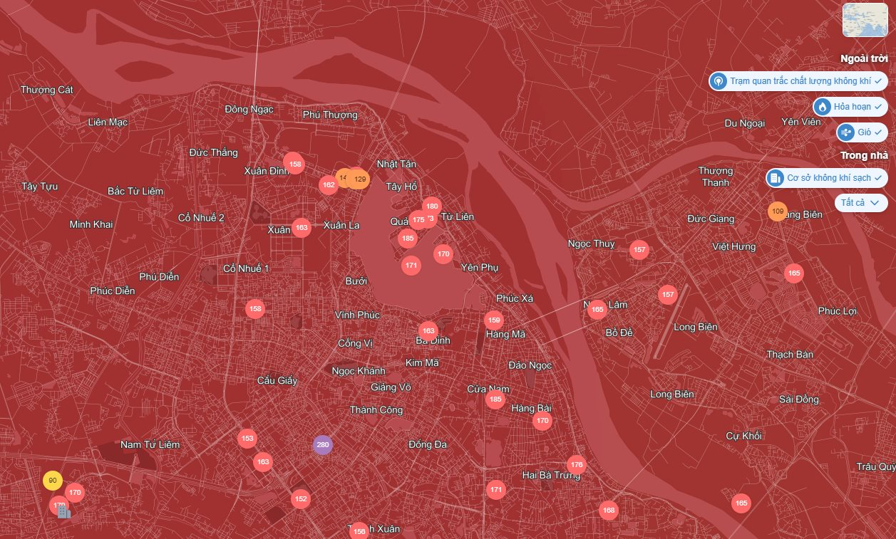Các trạm đo không khí liệu có