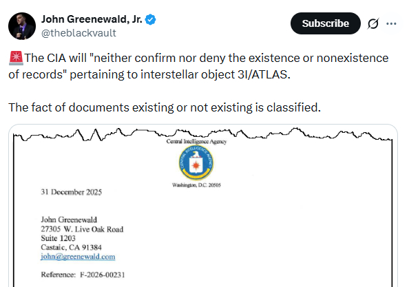 CIA chính thức phản hồi về sự tồn tại của người ngoài hành tinh- Ảnh 2.