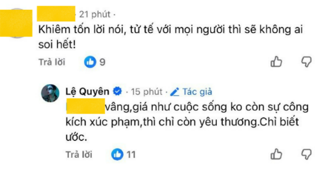 Lệ Quyên sau loạt phát ngôn sốc:
