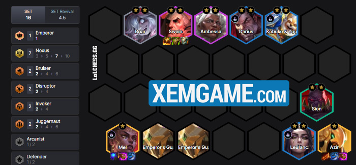 ĐTCL 16.2: Form 7 Noxus mạnh nhất với tỉ lệ vào top ổn áp screenshot 10 10