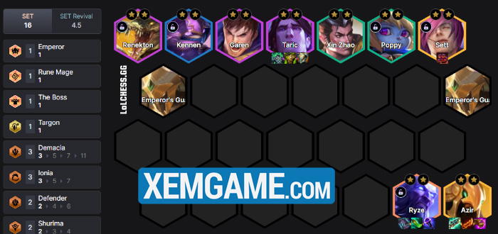 ĐTCL 16.5: Tìm hiểu cách xây dựng đội hình Ryze Azir phiên bản hiện tại screenshot 10 2