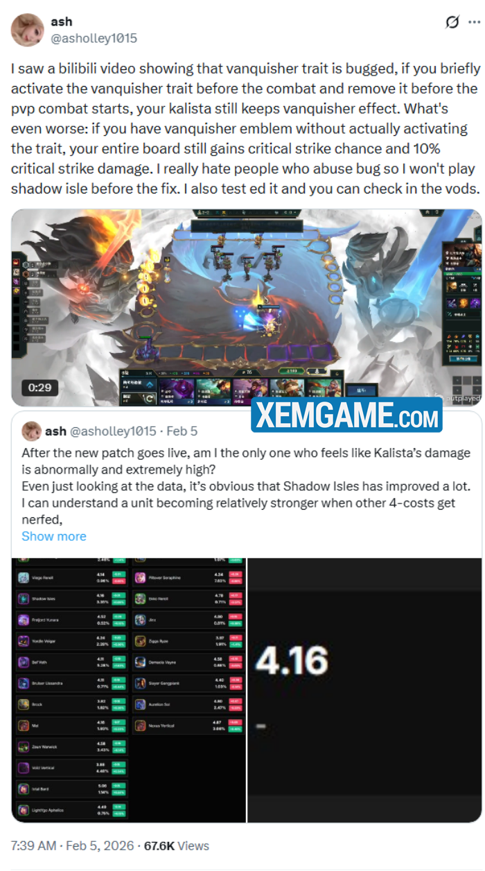 ĐTCL 16.4: Phát hiện bug Chinh Phạt, nhưng lại khiến Quần Đảo Bóng Đêm mạnh bất thường screenshot 14