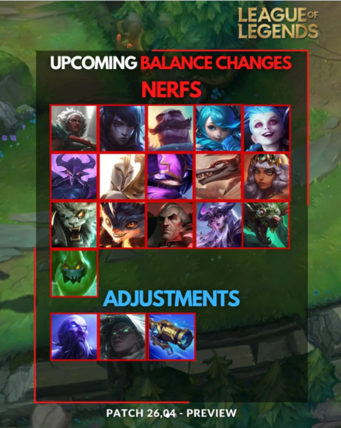 screenshot_2-2 LMHT bản 26.4 hé lộ thay đổi : 32 vị tướng buff nerf screenshot 2 2