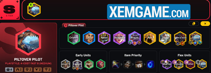 ĐTCL 16.5: Hướng dẫn bài Bilgewater T-Hex, bài khó nhưng mạnh nhất meta screenshot 5 6