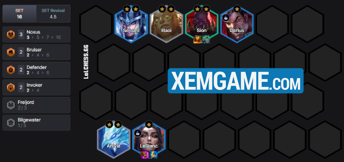 ĐTCL 16.5: Hướng dẫn đội hình Leblanc Frejlord reroll bản mới screenshot 5
