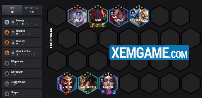 ĐTCL 16.2: Form 7 Noxus mạnh nhất với tỉ lệ vào top ổn áp screenshot 6 1