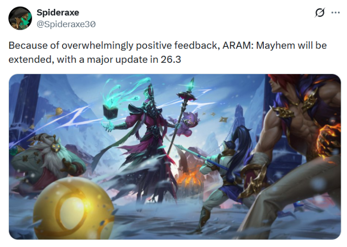ARAM Hỗn Loạn sẽ được kéo dài thời gian tồn tại, thay đổi lớn trong 26.3 screenshot 6 4
