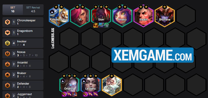 ĐTCL 16.3b: Hướng dẫn đội hình LeBlanc Orianna reroll độc dị bản mới screenshot 7 14