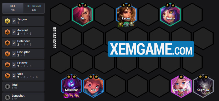 ĐTCL 16.5: Tìm hiểu bài đấu Malzahar/Leona/Zoe reroll, full bộ 3 vàng vừa được buff screenshot 7 6