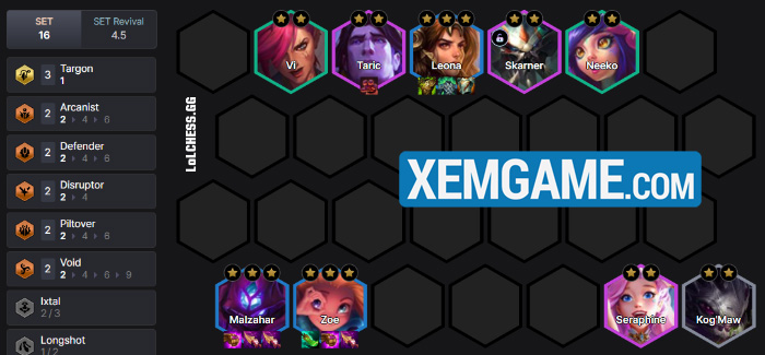 ĐTCL 16.5: Tìm hiểu bài đấu Malzahar/Leona/Zoe reroll, full bộ 3 vàng vừa được buff screenshot 8 3