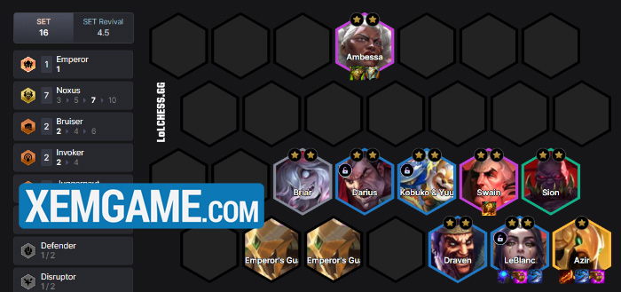 ĐTCL 16.2: Form 7 Noxus mạnh nhất với tỉ lệ vào top ổn áp screenshot 8 9