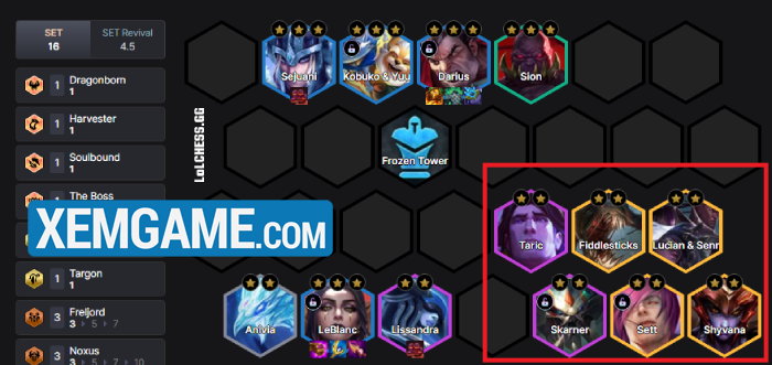 ĐTCL 16.5: Hướng dẫn đội hình Leblanc Frejlord reroll bản mới screenshot 8