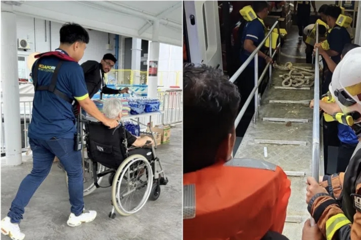 Cháy tàu du lịch ngoài khơi Singapore, hàng trăm hành khách sơ tán khẩn cấp- Ảnh 2.