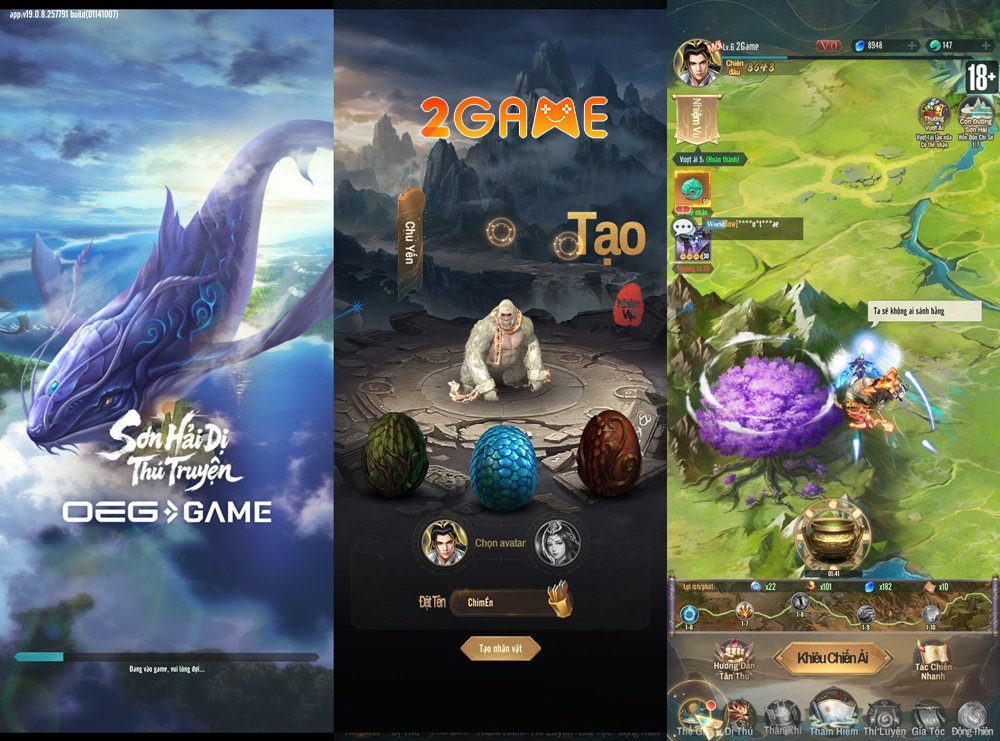 Sơn Hải Dị Thú Truyện OEG – Vùng hoang dã cổ đại với tông màu huyền bí sonhaidithutruyen oeg tn 2