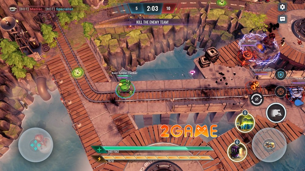 Spider Tanks: Cores of Chaos – Game hành động chiến đấu mecha hấp dẫn trên mobile spider tanks cores of chaos 2