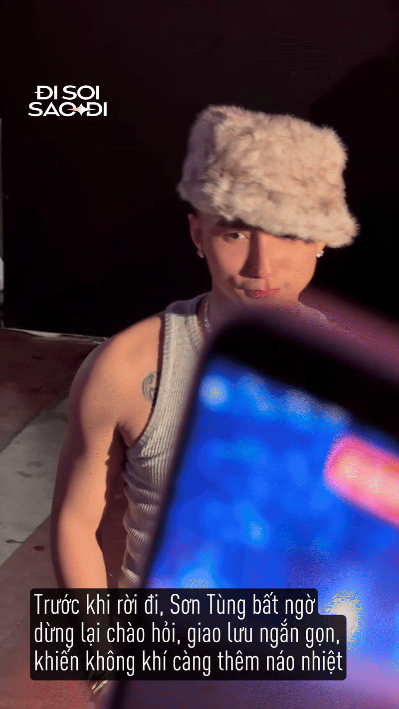 Vệ sĩ căng dù che kín không để lộ Sơn Tùng dù 1 giây, đại gia showbiz nhưng vẫn chung thuỷ với một thứ- Ảnh 7.