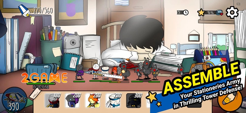 Stationery Heroes – Game phòng thủ tháp tràn ngập ký ức tuổi thơ stationeryheroes 1