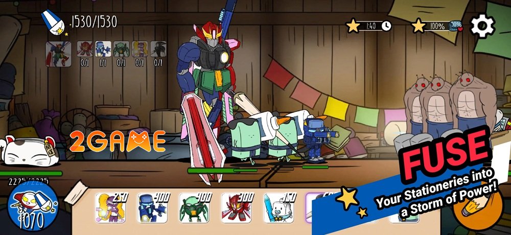 Stationery Heroes – Game phòng thủ tháp tràn ngập ký ức tuổi thơ stationeryheroes 3