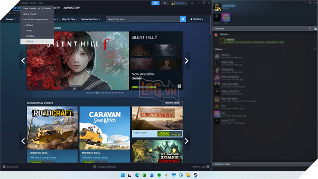 Steam bi to van chia se trang thai truc tuyen du da chuyen sang Offline Steam bị tố vẫn chia sẻ trạng thái trực tuyến dù đã chuyển sang Offline