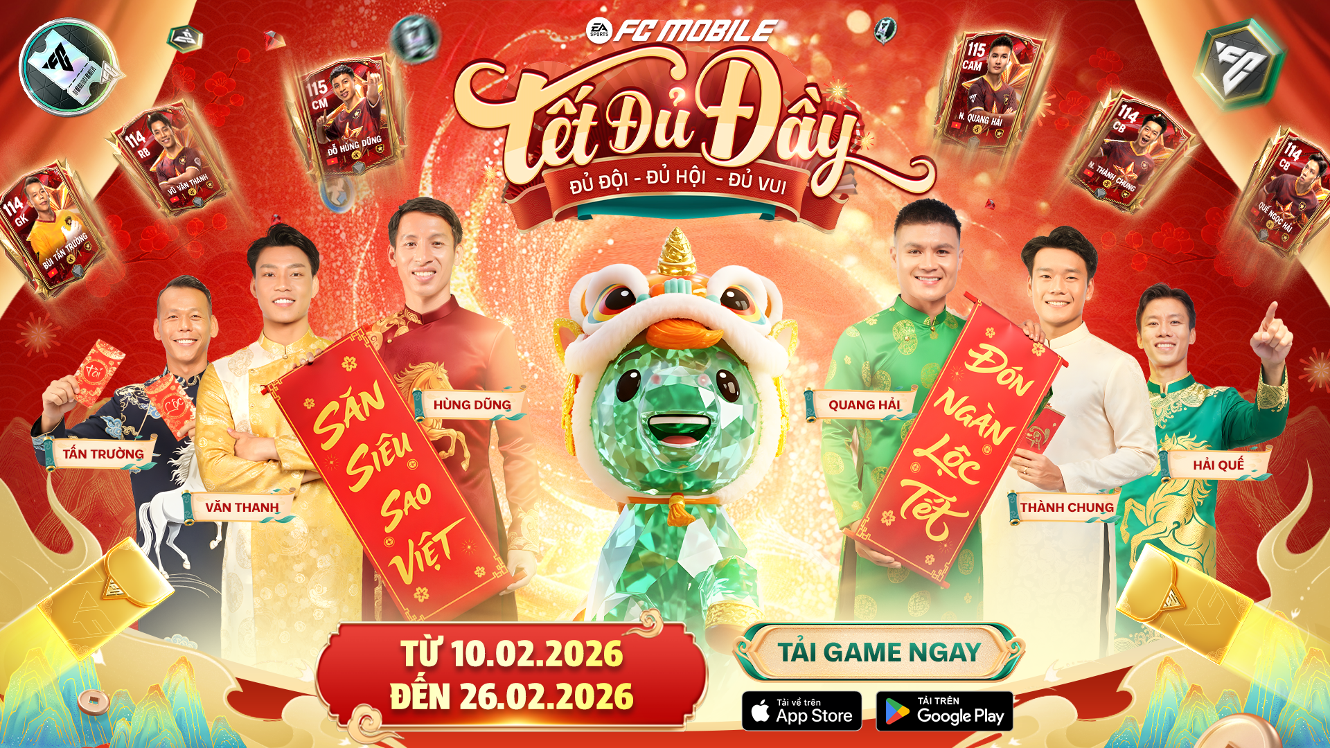 FC Mobile VN tung sự kiện “Tết Đủ Đầy” với loạt quà FC Mobile VN tung sự kiện “Tết Đủ Đầy” với loạt quà